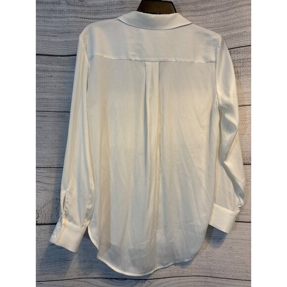 Tart Poly Silk Button Down Shirt Size XS - Picture 3 of 5